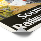 南アフリカのヴィンテージ旅行ポスター1934 ポスター (角)