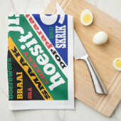 南アフリカの俗語と俗語 キッチンタオル (四つ折り)