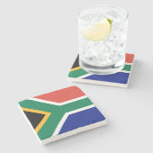 南アフリカの国旗 ストーンコースター (横)