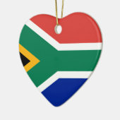 南アフリカの国旗 セラミックオーナメント (左)