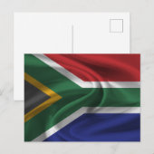 南アフリカの国旗 ポストカード (正面/裏面)