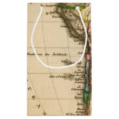 南アフリカの地図 スモールペーパーバッグ (裏面)