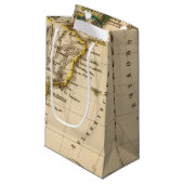 南アフリカの地図 スモールペーパーバッグ (正面アングル)
