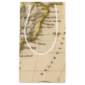 南アフリカの地図 スモールペーパーバッグ (正面)