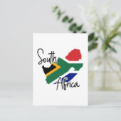 南アフリカの地図 ポストカード (スタンド正面)