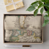 南アフリカの地図 薄葉紙 (ギフト)