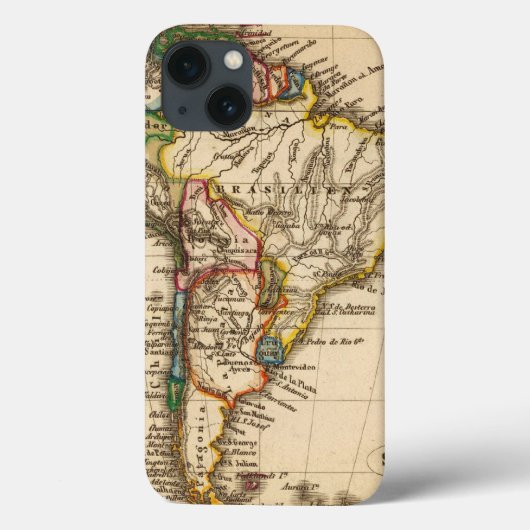 南アフリカの地図 Case-Mate iPhoneケース (裏面)