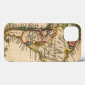 南アフリカの地図 Case-Mate iPhoneケース (裏面 (横))