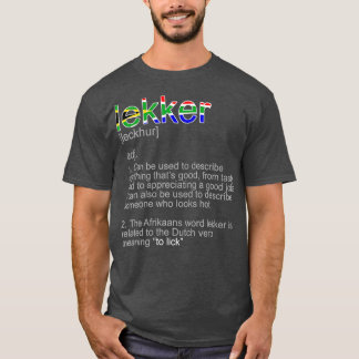 南アフリカの恋人のためのアフリカアン語の定義 Tシャツ