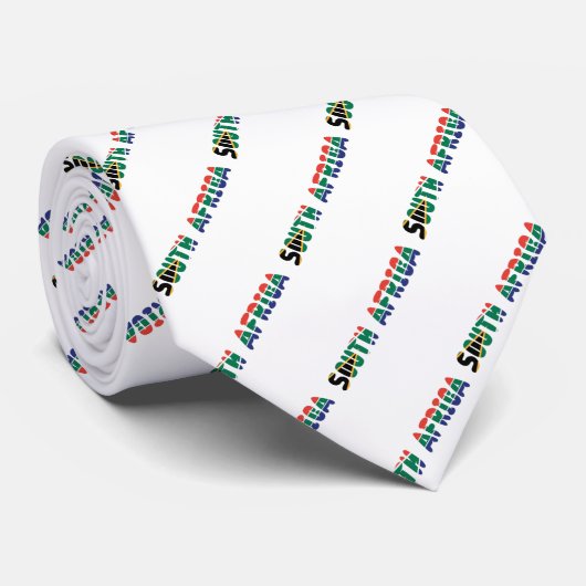 南アフリカの文字の旗 ネクタイ (ロール)