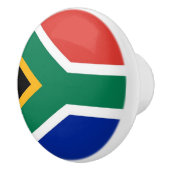 南アフリカの旗とセラミックノブの引っ張り セラミックノブ (右)