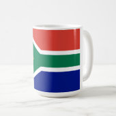 南アフリカの旗 コーヒーマグカップ (正面右)