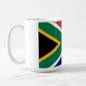 南アフリカの旗 コーヒーマグカップ (左)