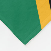 南アフリカの旗 フリースブランケット (角)