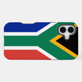南アフリカの旗 iPhoneケース (裏面横)