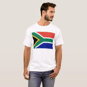 南アフリカの旗 Tシャツ (正面フル)