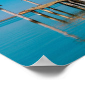 南アフリカの海岸沿いのベルドルフ風景船鳥 ポスター (角)