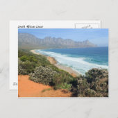 南アフリカの海岸 ポストカード (正面/裏面)