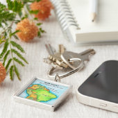 南アフリカの独立 キーホルダー (側面)