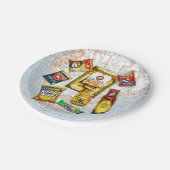 南アフリカの画像的な食糧ブランド ペーパープレート (アングル)