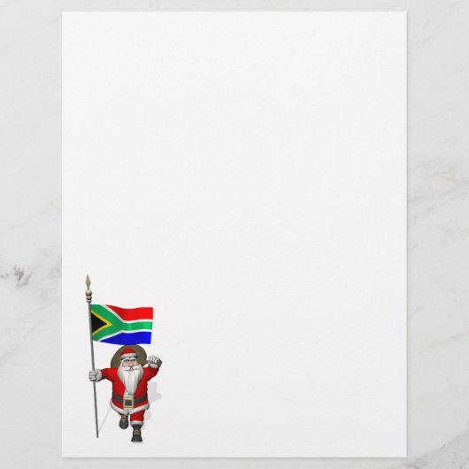 南アフリカの看板のあるサンタクロース (正面)