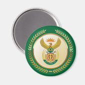 南アフリカの紋章 マグネット (正面/裏面)