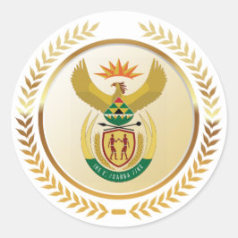 南アフリカの紋章 ラウンドシール