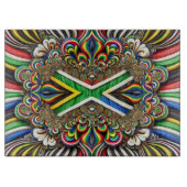 南アフリカの色で切断ボードデザイン カッティングボード (正面)