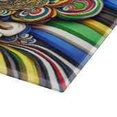 南アフリカの色で切断ボードデザイン カッティングボード (角)