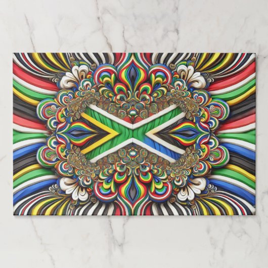 南アフリカの色を使用したティアウェイ紙パッド ペーパーパッド (正面)