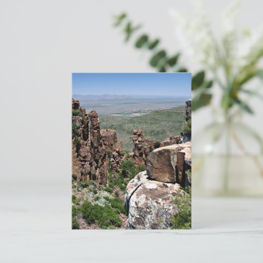 南アフリカの荒廃の谷 ポストカード (スタンド正面)