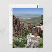 南アフリカの荒廃の谷 ポストカード (正面/裏面)