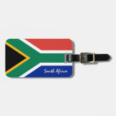 南アフリカの荷物タグ、愛国的なアフリカ国旗 ラゲッジタグ (正面横)