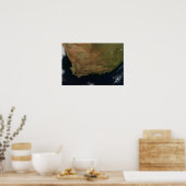 南アフリカの衛星観測 ポスター (キッチン)