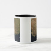 南アフリカの衛星観測 マグカップ (中央)