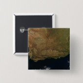 南アフリカの衛星観測 缶バッジ (正面&裏面)