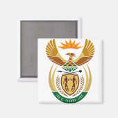 南アフリカの象徴 マグネット (正面/裏面)