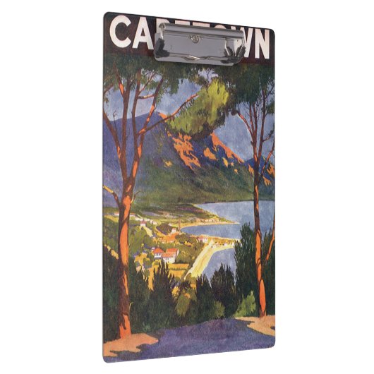 南アフリカの都市ケープタウン、ヴィンテージ旅行 クリップボード (右)