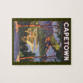 南アフリカの都市ケープタウン、ヴィンテージ旅行 ジグソーパズル (横)