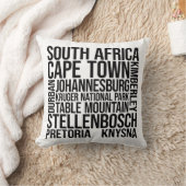 南アフリカの都市ワードアート – ケープタウン旅行 クッション (ブランケット)