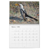 南アフリカの野生生物2025 カレンダー (2月 2026)