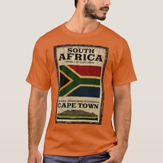 南アフリカへの旅に出よう Tシャツ (正面)