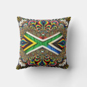 南アフリカカラーデザイン付きMoJo枕 クッション (裏面)