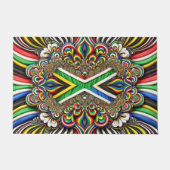 南アフリカカラー付きドアマットデザイン ドアマット (正面)