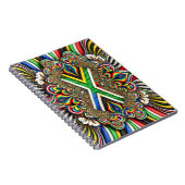 南アフリカカラー付きノートブック抽象デザイン ノートブック (右側)