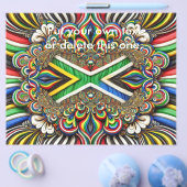 南アフリカカラー付きフライヤーデザイン チラシ (シングル)