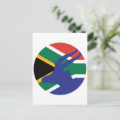 南アフリカスプリングボックアンテロープ南アフリカ ポストカード (スタンド正面)