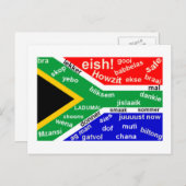 南アフリカスラング葉書 – カスタマイズ可能 ポストカード (正面/裏面)