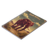 南アフリカゾウヴィンテージ ノートブック (左側)