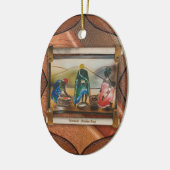 南アフリカデザインオーナメント セラミックオーナメント (左)